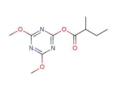 2-methyl-butyric acid 4,6-dimethoxy-[1,3,5]triazin-2-yl ester