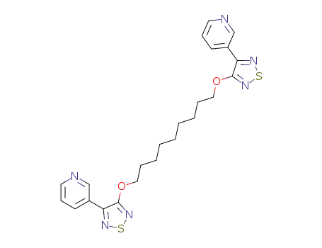 1,9-bis[3-(pyrid-3-yl)-1,2,5-thiadiazol-4-yloxy]nonane