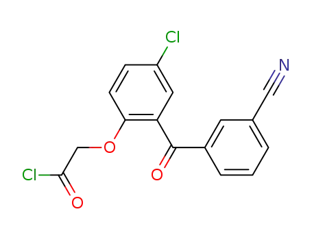 ({4-chloro-2-[(3-cyanophenyl)carbonyl]phenyl}oxy)acetyl chloride