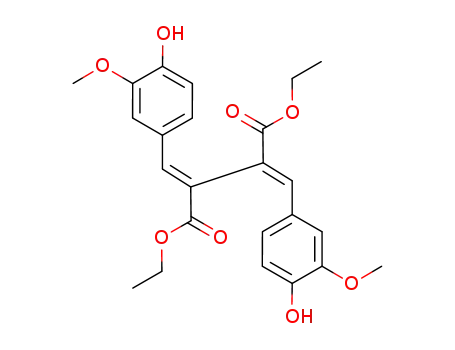 (2E,3E)-diethyl 2,3-bis(4-hydroxy-3-methoxybenzylidene)succinate