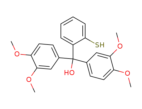 bis(3,4-dimethoxyphenyl)(2-mercaptophenyl)methanol
