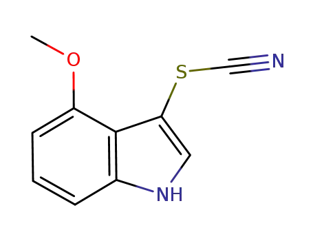 4-methoxy-3-thiocyanato-1H-indole
