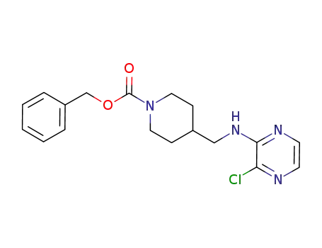 benzyl 4-{[(3-chloropyrazin-2-yl)amino]methyl}piperidine-1-carboxylate