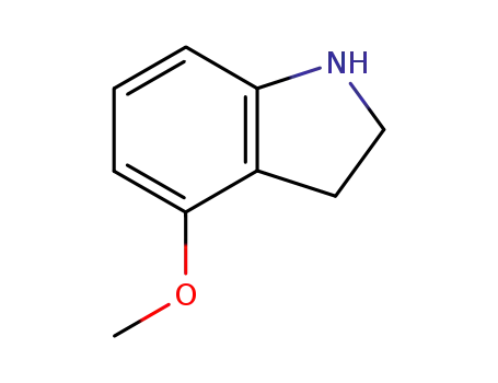 Molecular Structure of 7555-94-4 (4-Methoxy-2,3-dihydro-1H-indole)
