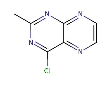 Molecular Structure of 827031-79-8 (4-chloro-2-methylpteridine)