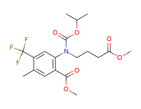 methyl 2-{N-isopropoxycarbonyl-N'-(3-methoxycarbonylpropyl)amino}-5-methyl-4-trifluoromethylbenzoate