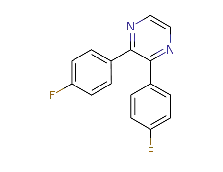2,3-bis(4-fluorophenyl)pyrazine