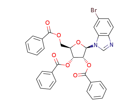 6-bromo-1-(2',3',5'-tri-O-benzoyl-β-D-ribofuranosyl)benzimidazole