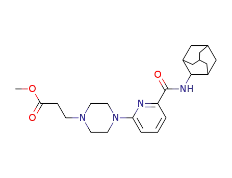 methyl 3-(4-(6-(adamantan-2-ylcarbamoyl)pyridin-2-yl)piperazin-1-yl)propanoate