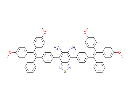4,7-bis(4-(2,2-bis(4-methoxyphenyl)-1-phenylvinyl)phenyl)benzo[c][1,2,5]thiadiazole-5,6-diamine