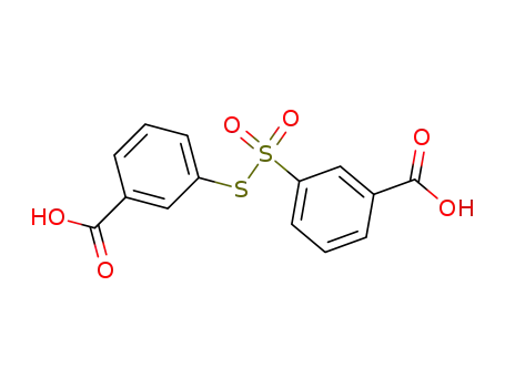 Molecular Structure of 1234-18-0 (3-{[(3-carboxyphenyl)sulfanyl]sulfonyl}benzoic acid)