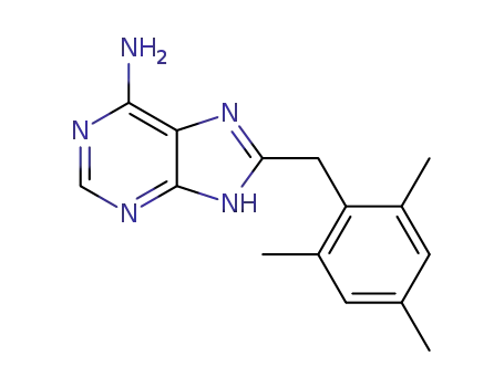 8-(2,4,6-trimethylbenzyl)-9H-purin-6-amine