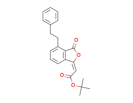 (E)-tert-butyl 2-(3-oxo-4-phenethylisobenzofuran-1(3H)-ylidene)acetate