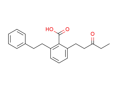 2-phenylethyl-6-(3-oxopentyl)benzoic acid