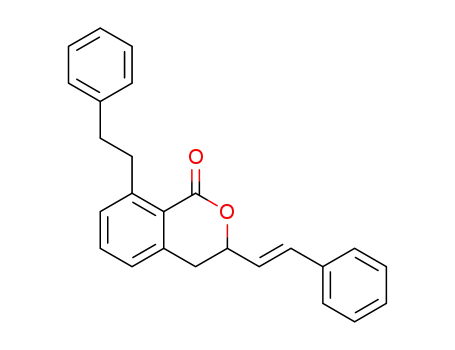 (E)-8-phenethyl-3-styrylisochroman-1-one
