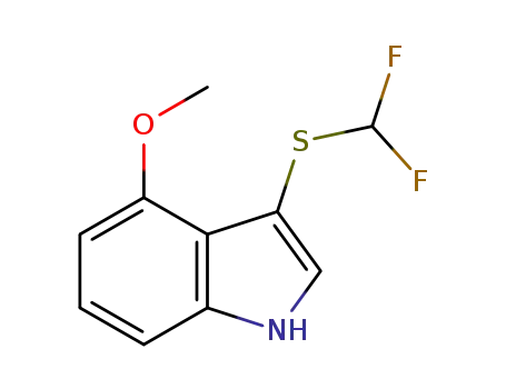 3-((difluoromethyl)thio)-4-methoxy-1H-indole