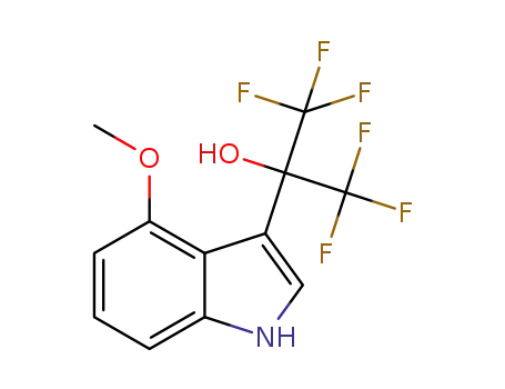 1,1,1,3,3,3-hexafluoro-2-(4-methoxy-1H-indol-3-yl)propan-2-ol