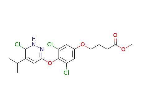 methyl 4-(3,5-dichloro-4-((5-isopropyl-6-chloro-1,6-dihydropyridazin-3-yl)oxy)phenoxy)butyrate
