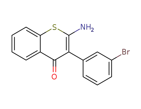 2-amino-3-(3-bromophenyl)-1-thia-4-chromone