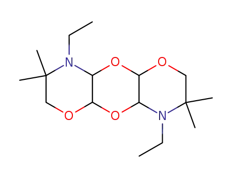 4,9-diethyl-3,3,8,8-tetramethyloctahydro-4H,9H-<1,4>dioxano<2,3-b:5,6-b'>bis<1,4>oxazine