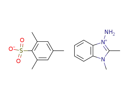 3-amino-1,2-dimethyl-1H-benzo[d]imidazole-3-ium 2,4,6-trimethylbenzenesulfonate