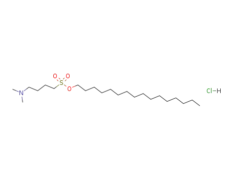 4-dimethylamino-butane-1-sulfonic acid hexadecyl ester; hydrochloride