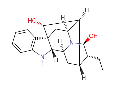 Molecular Structure of 6989-79-3 ((+)-Isoajmaline)
