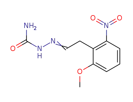2-methoxy-6-nitrophenylacetaldehyde semicarbazone