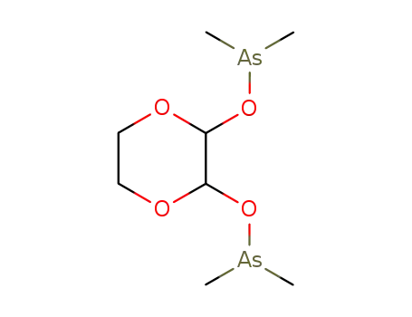 Dimethylarsinigsaeure-(1,4)dioxan-2,3-diyl-ester