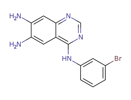 4-[(3-bromophenyl)amino]-6,7-diaminoquinazoline