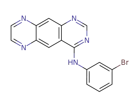 4-(3-bromoanilino)pyrazino[2,3-g]quinazoline