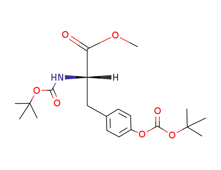 (S)-methyl 2-((tert-butoxycarbonyl)amino)-3-(4-((tert-butoxycarbonyl)oxy)-2-methoxyphenyl)propanoate