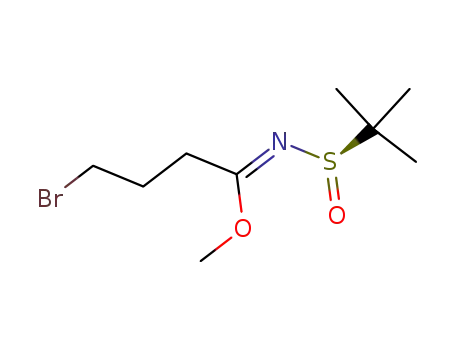 2-Methyl-propane-2-sulfinic acid [4-bromo-1-methoxy-but-(Z)-ylidene]-amide