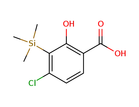4-chloro-2-hydroxy-3-trimethylsilanyl-benzoic acid