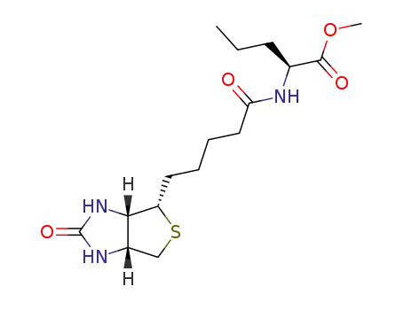 (S)-2-[5-((3aR,6S,6aS)-2-Oxo-hexahydro-thieno[3,4-d]imidazol-6-yl)-pentanoylamino]-pentanoic acid methyl ester
