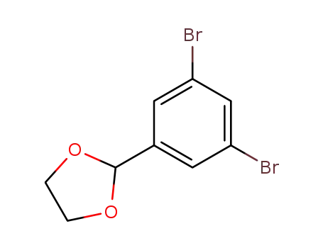 Molecular Structure of 773094-77-2 (2-(3,5-DIBROMO-PHENYL)-[1,3]DIOXOLANE)