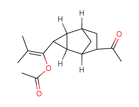 Acetic acid 1-((1R,2R,3S,4S,5R,6S)-6-acetyl-tricyclo[3.2.1.02,4]oct-3-yl)-2-methyl-propenyl ester