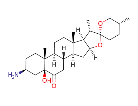 (25R)-3β-amino-5-hydroxy-5β-spirostan-6-one
