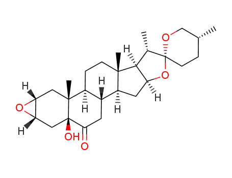 (25R)-2α,3α-epoxy-5-hydroxy-5β-spirostan-6-one