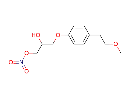 1-[4-(2-methoxy-ethyl)-phenoxy]-3-nitrooxy-propan-2-ol