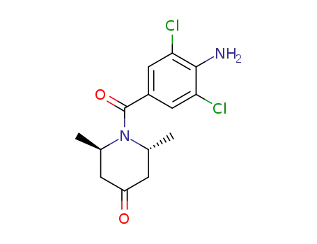 (2R,6R)-1-(4-Amino-3,5-dichloro-benzoyl)-2,6-dimethyl-piperidin-4-one