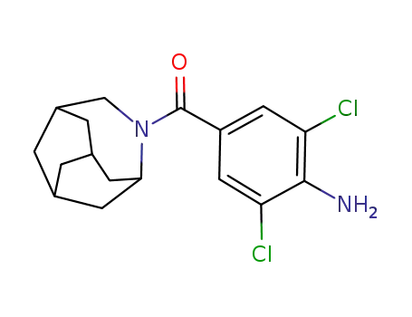 (4-amino-3,5-dichloro-phenyl)-(4-aza-tricyclo[4.3.1.13,8]undec-4-yl)-methanone