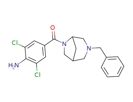 (4-amino-3,5-dichloro-phenyl)-(3-benzyl-3,6-diaza-bicyclo[3.2.1]oct-6-yl)-methanone