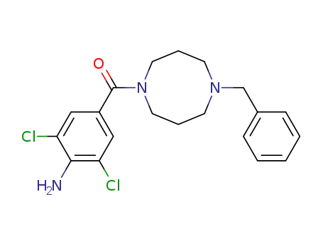 (4-amino-3,5-dichloro-phenyl)-(5-benzyl-[1,5]diazocan-1-yl)-methanone