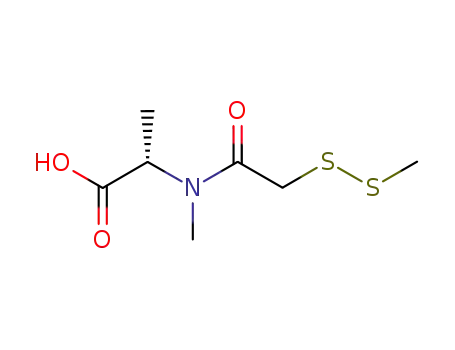 N-methyl-N-[(2-methyldithio)-1-oxoethyl]-L-alanine
