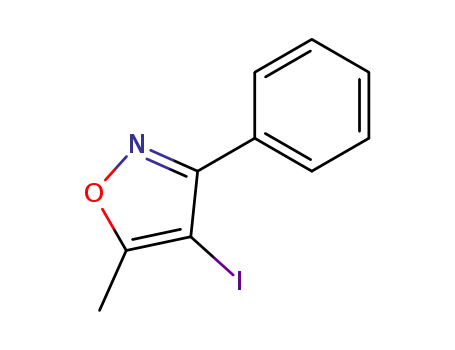 Molecular Structure of 31295-66-6 (4-IODO-5-METHYL-3-PHENYLISOXAZOLE)