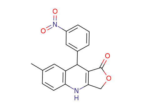 7-methyl-9-(3-nitrophenyl)-4,9-dihydrofuro[3,4-b]quinolin-1(3H)-one
