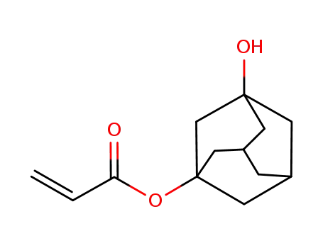 Molecular Structure of 216581-76-9 (1,3-Adamantanediol  monomethacrylate)