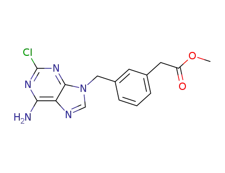 2-chloro-9-(3-methoxycarbonylmethylbenzyl)adenine