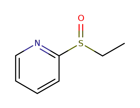 Molecular Structure of 87905-04-2 (Pyridine, 2-(ethylsulfinyl)-)